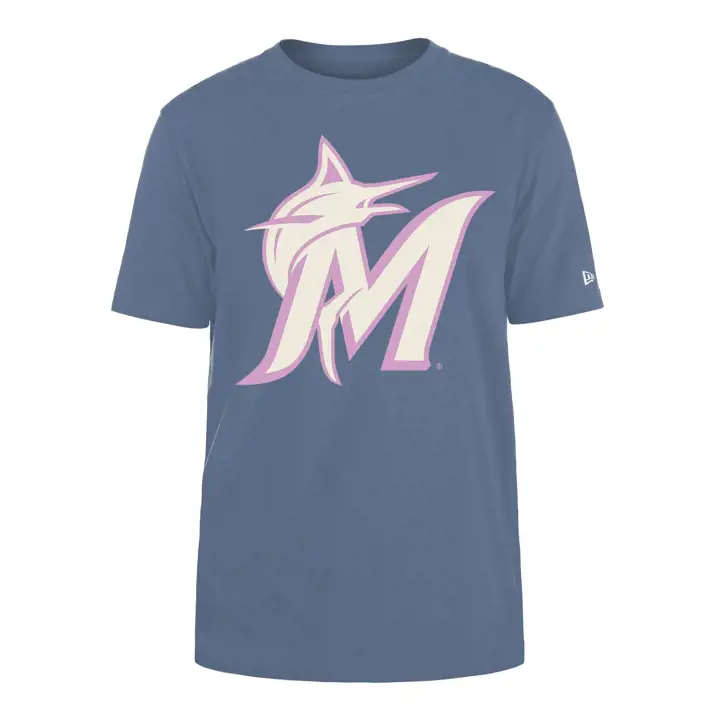 T-shirt Miami Marlins MLB NE Color Pack BLEU/BLANC/ROSE