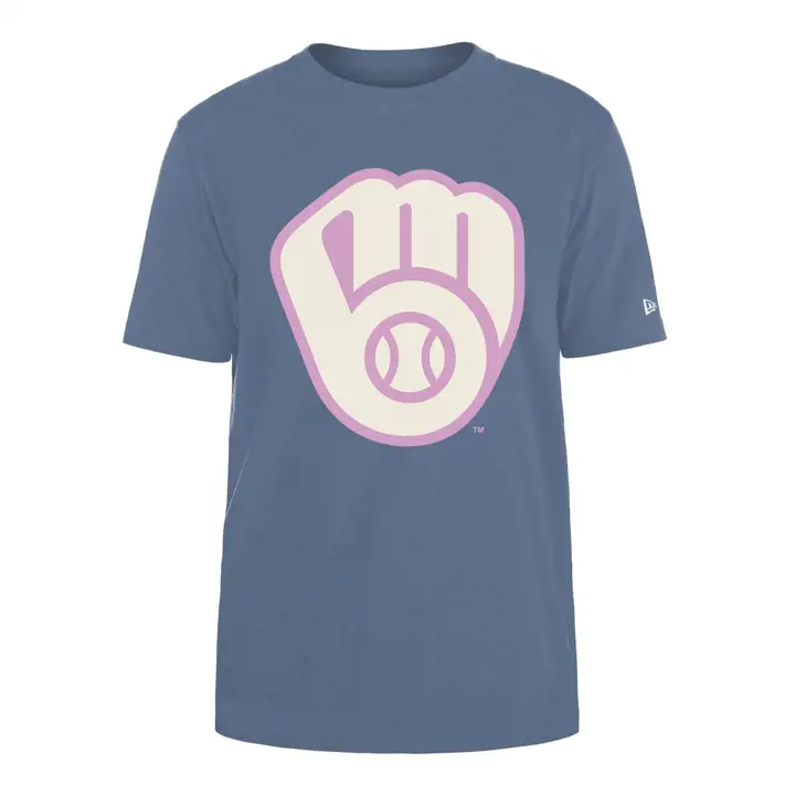 T-shirt MLB Milwaukee Brewers NE Color Pack BLEU/BLANC/ROSE