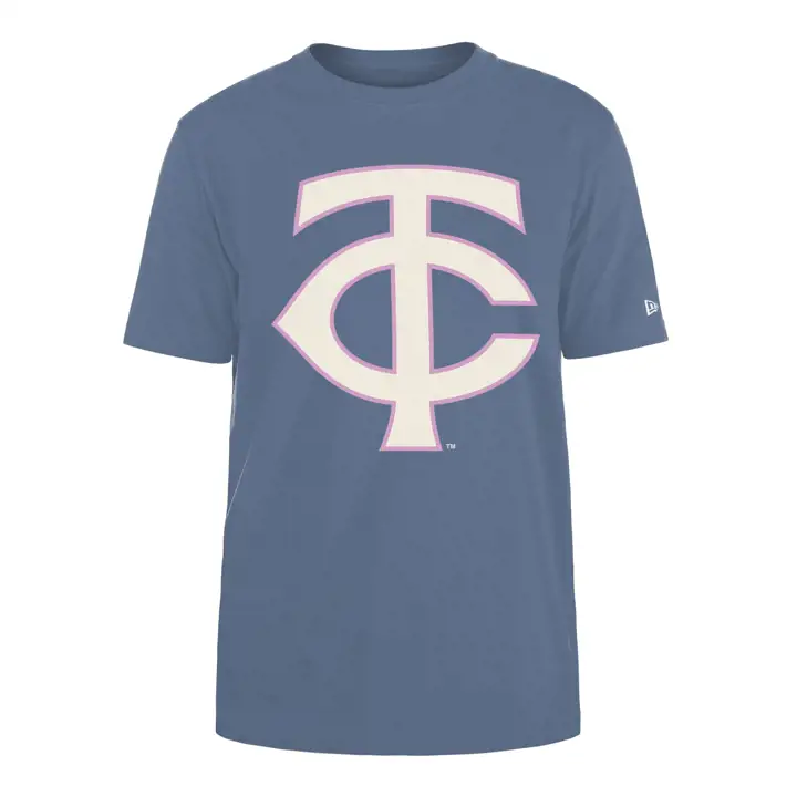 T-shirt coloré MLB Minnesota Twins bleu/blanc/rose