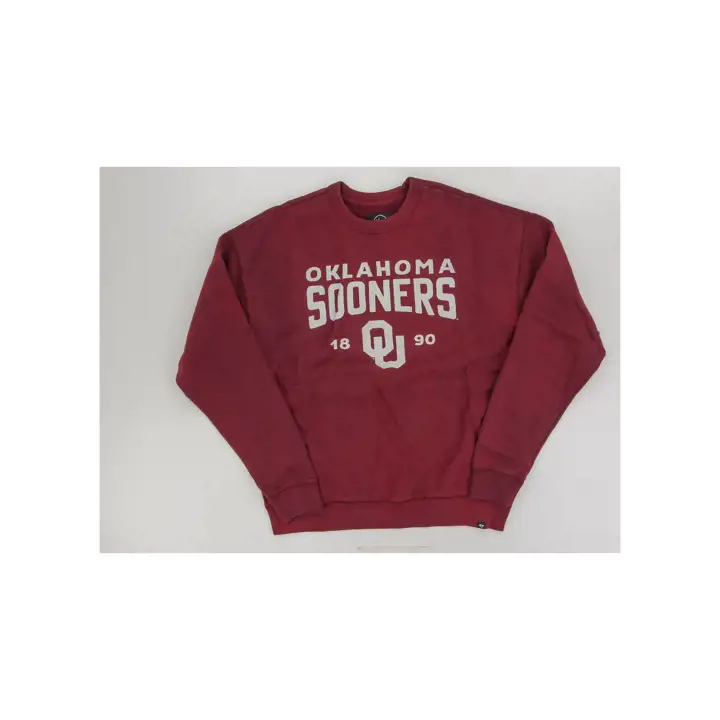 Oklahoma Sooners NCAA DUSTED RIVER CREW CRIM
