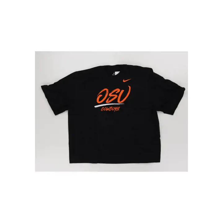 T-shirt ample NCAA Cotton SS Oklahoma State Cowboys noir