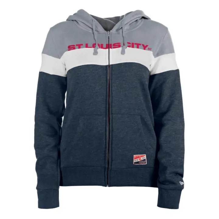 St. Louis City SC MLS Femme FZ Colorblock FZ Capuche MARINE