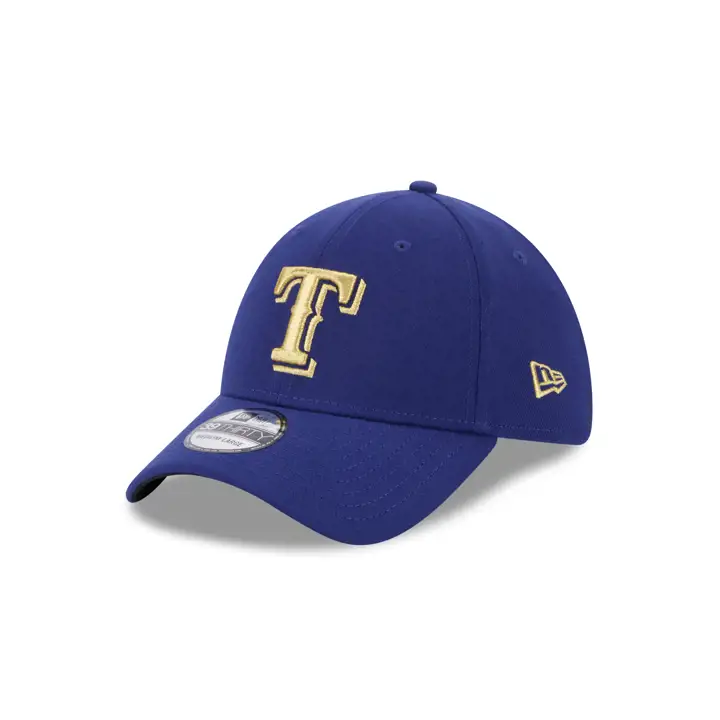 Texas Rangers 2024 MLB WS Gold Collection 39THIRTY MARINE