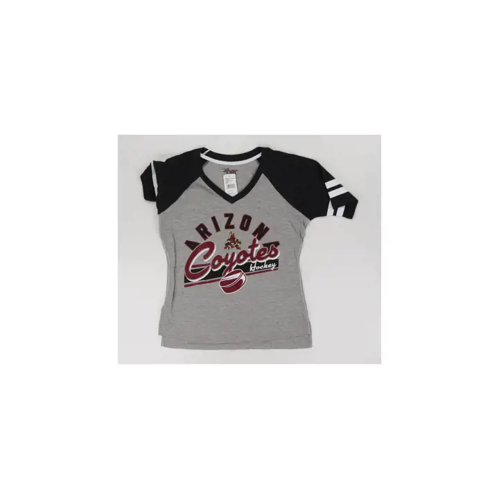 T-shirt Arizona Coyotes LNH Femme Goal Line Manches Courtes 23 Anthracite