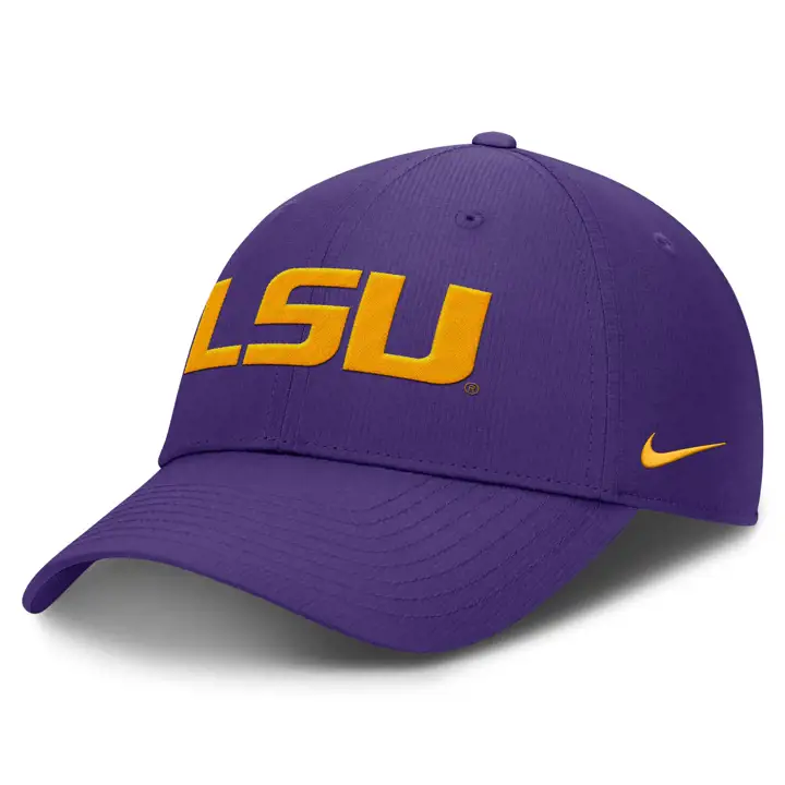 L.S.U. NIKE CLUB STRUCTURED ADJUSTABLE pur