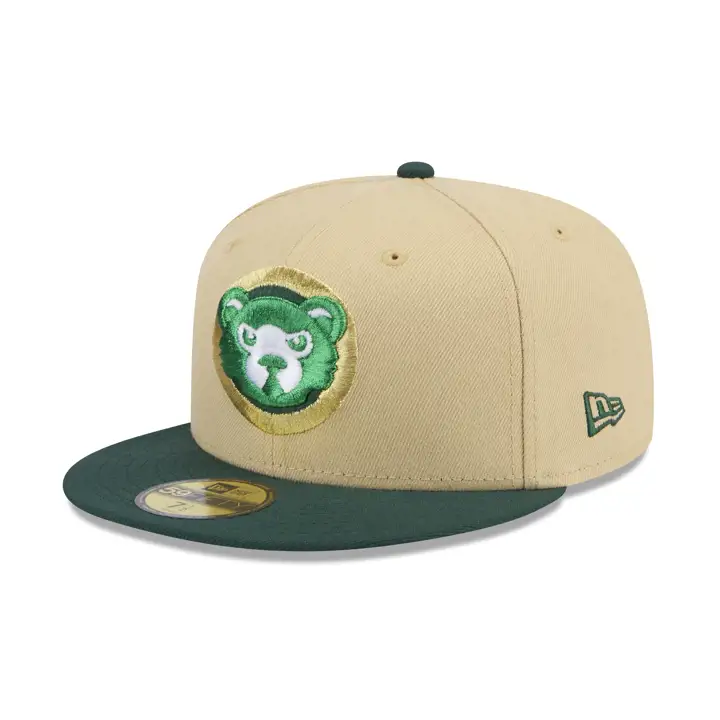 CHICAGO CUBS MLB PADDY 59FIFTY BE ALERT VEG GLD/DKGRN/KGRN
