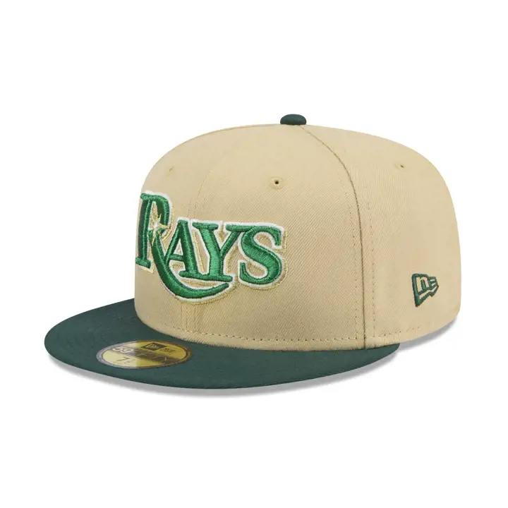 TAMPA BAY RAYS MLB PADDY 59FIFTY TROPICANA VEG GLD/DKGRN/KGR