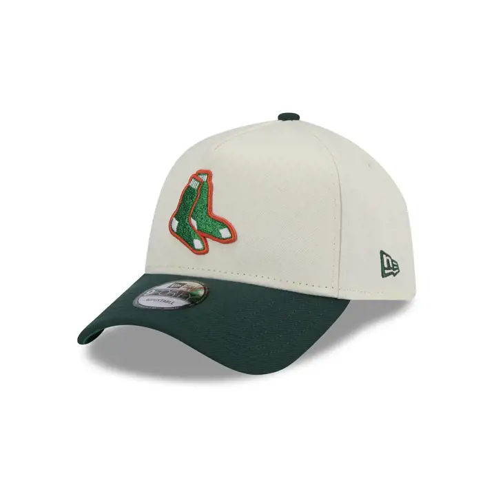BOSTON RED SOX MLB PADDY AFRAME 9FORTY 100ÈME ANN GRIS FONCÉ/VERT FONCÉ