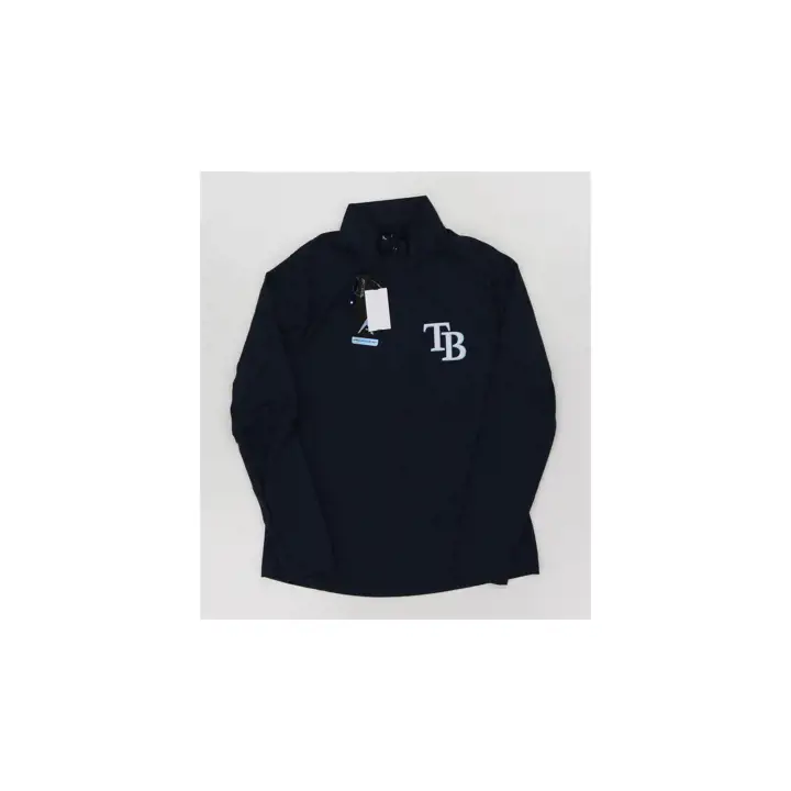 Tampa Bay Rays MLB Femme Hommage 1/2 Zip 23 Marine