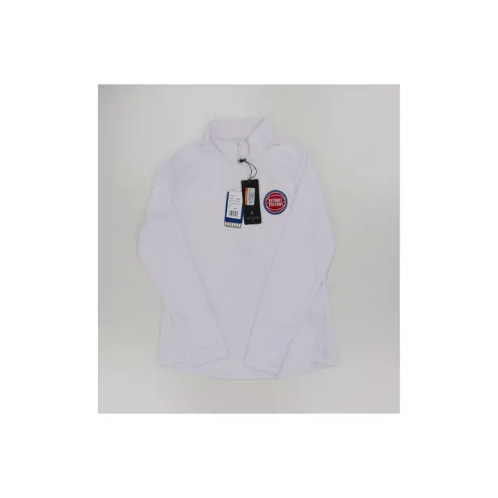 Detroit Pistons NBA Hommage aux Femmes 1/2 Zip 23 BLANC