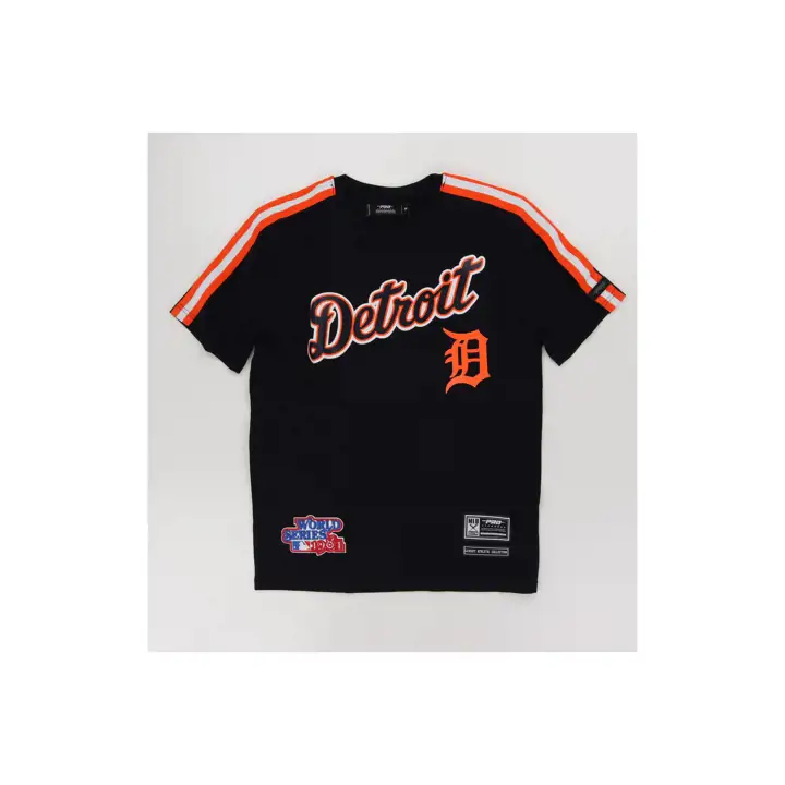 T-shirt rayé Pro Classic MLB des Detroit Tigers marine