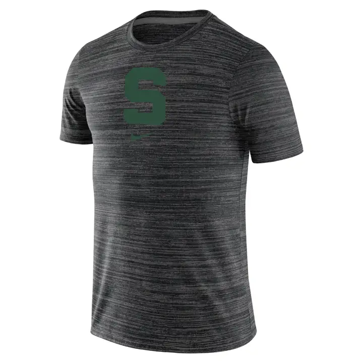 T-shirt NCAA Velocity des Spartans de Michigan State - Noir