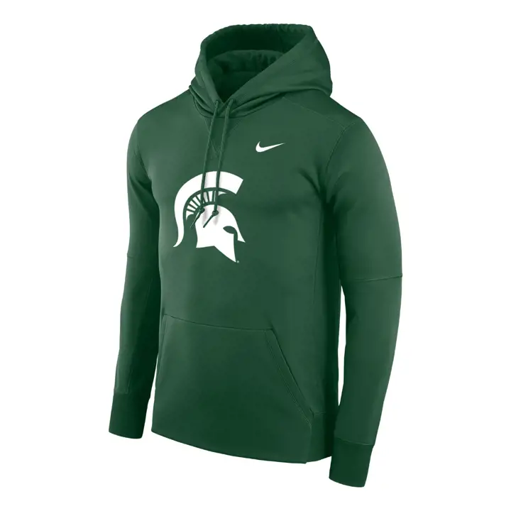 Michigan State Spartans NCAA sweat à capuche Therma vert