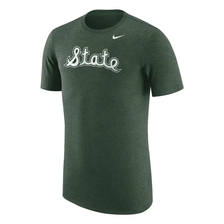 T-shirt mélangé des Spartans de Michigan State NCAA GRN