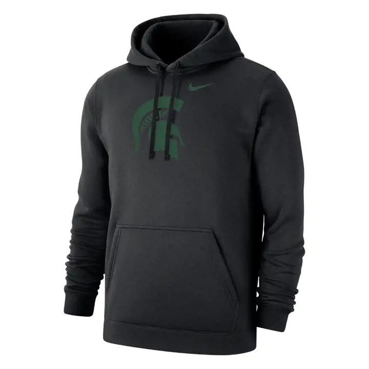 Michigan State Spartans NCAA Club Sweat à capuche en molleton NOIR