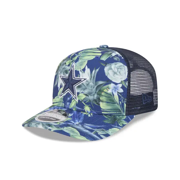 Casquette Trucker florale NFL Dallas Cowboys bleu marine