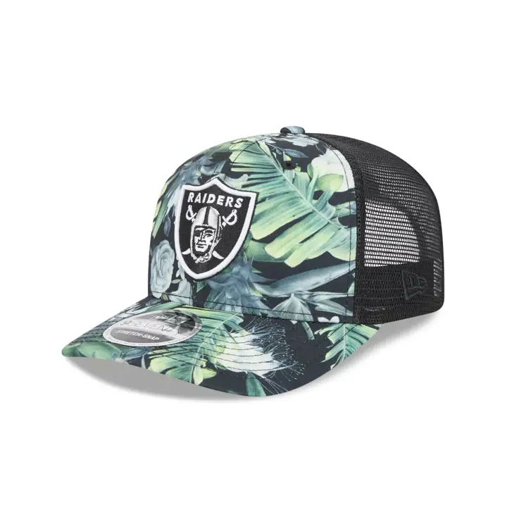 Las Vegas Raiders NFL Camionneur Floral NOIR