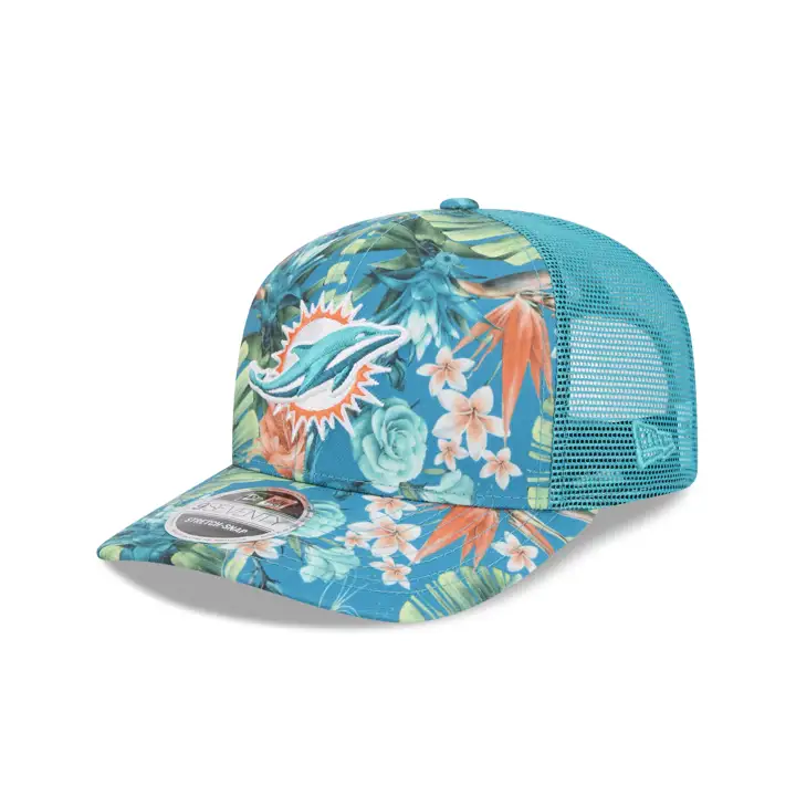 Miami Dolphins NFL Floral Trucker AQ
