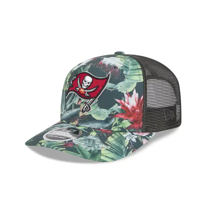Tampa Bay Buccaneers NFL Casquette filet florale rouge