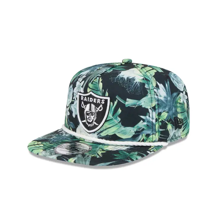 Las Vegas Raiders NFL Floral Golfer Noir