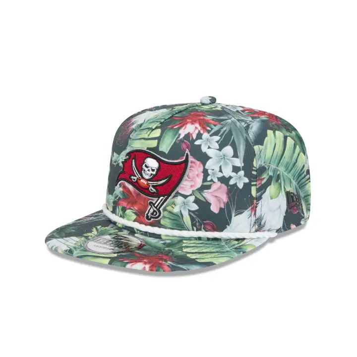 Tampa Bay Buccaneers NFL Floral Golfer Rouge