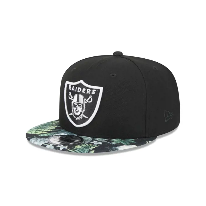 Las Vegas Raiders NFL Floral 9FIFTY BLK