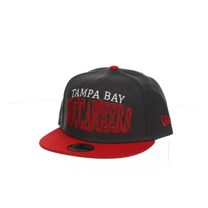 Tampa Bay Buccaneers NFL Youth 2T Wordmark 9FIFTY Charbon/R