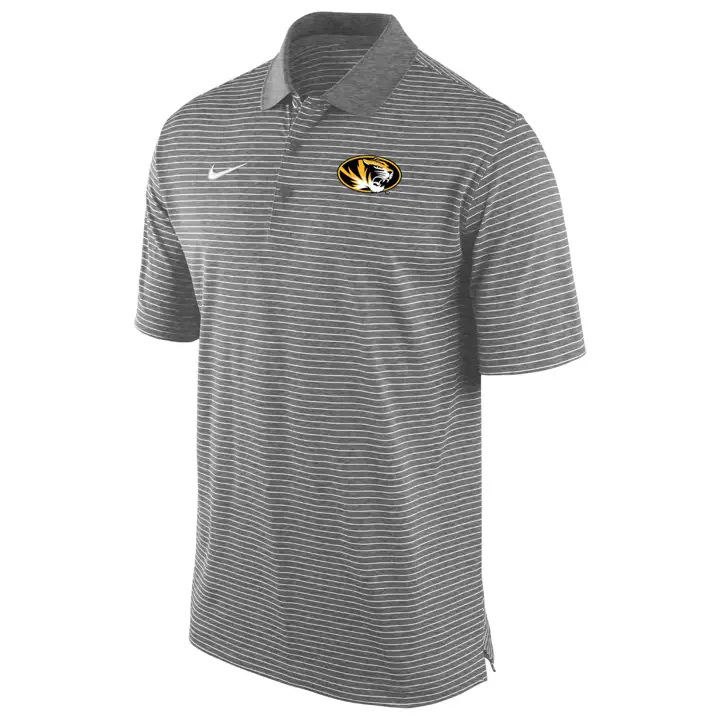 Polo Rayé Gris Missouri Tigers NCAA Stadium