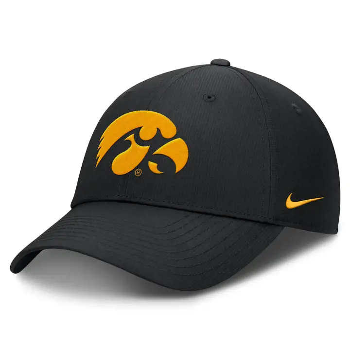 Iowa Hawkeyes NCAA NK Structured Rise L91 BLK