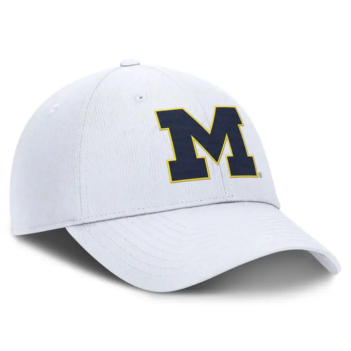 Michigan Wolverines NCAA NK Structured Rise L91 WHT