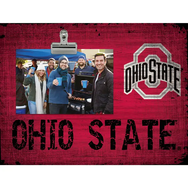 Cadre-photo en forme de clip, Ohio State Buckeyes, AST