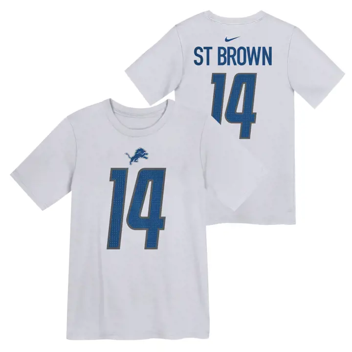 T-shirt Enfant NFL Detroit Lions Joueur N&N Amon-Ra St. Brown