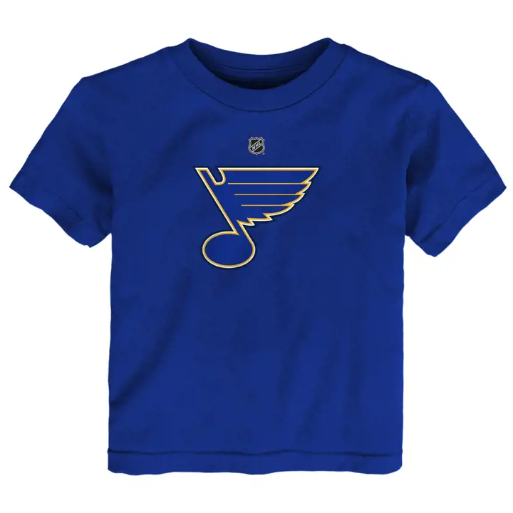 T-shirt bébé à logo principal des Blues de St. Louis LNH bleu