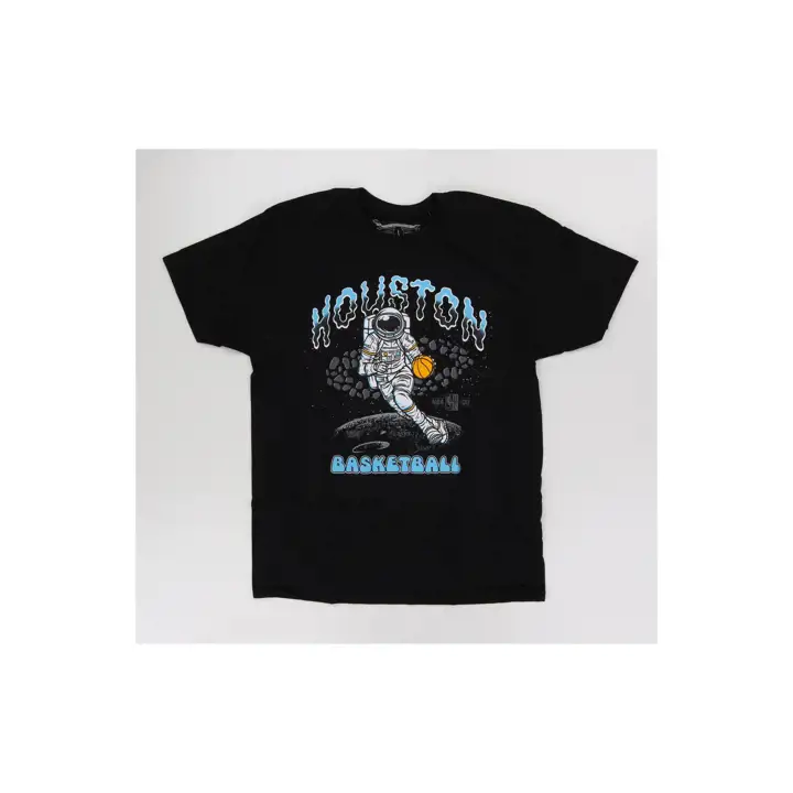 T-shirt NBA Houston NBA Astronaught LogoMan NOIR