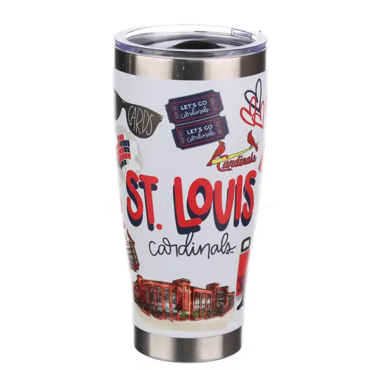 Gobelet en acier inoxydable St. Louis Cardinals 20 oz Local