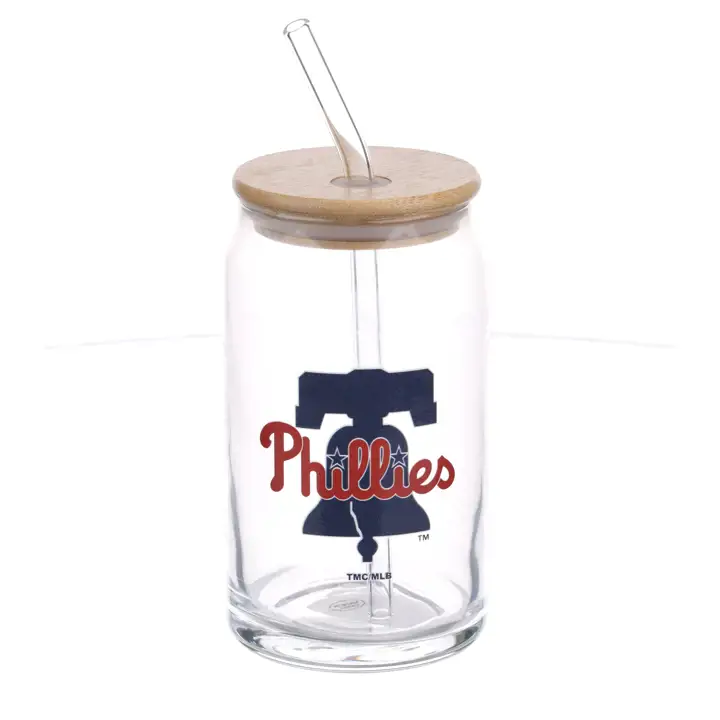 Verre avec paille Philadelphia Phillies