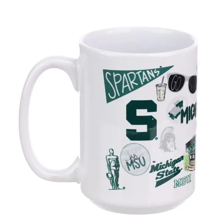 Tasse Michigan State Spartans, imprimé local, 44 cl