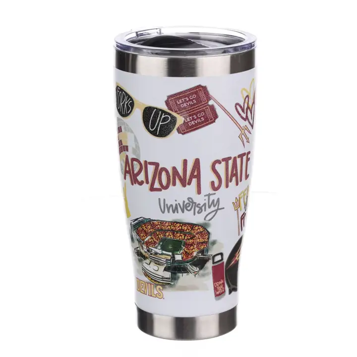 Gobelet isotherme en acier inoxydable Arizona State Sun Devils 20oz Local