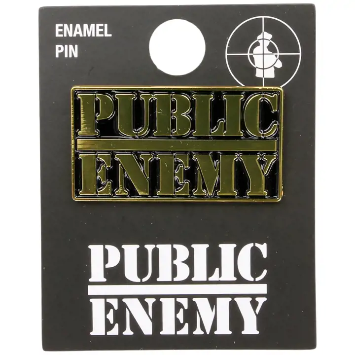 Public Enemy Public Enemy Wordmark Pin AST