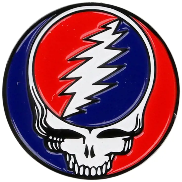 Grateful Dead Grateful Dead Épingle Tête de Mort Éclair AST