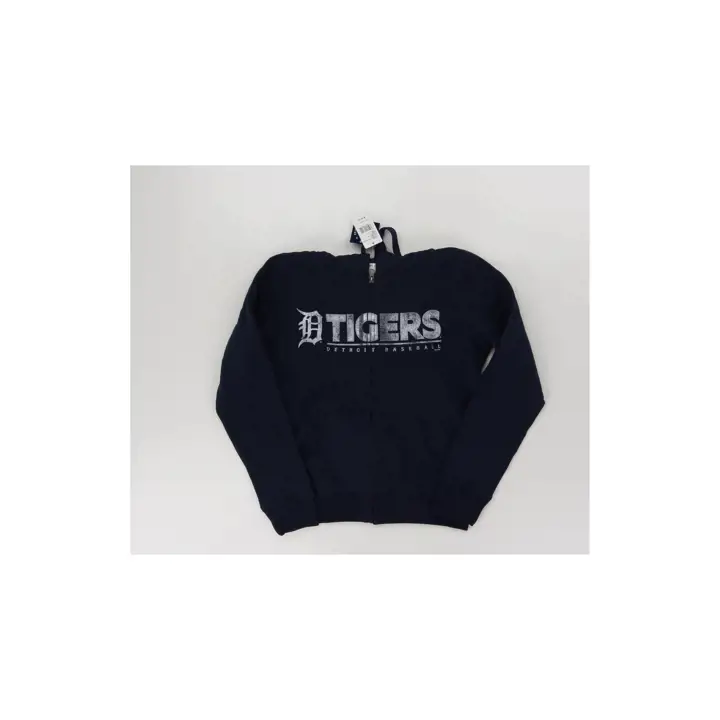 Detroit Tigers MLB - Sweat à capuche zippé Femme Wild Cat FZ Hood 23 - Bleu marine