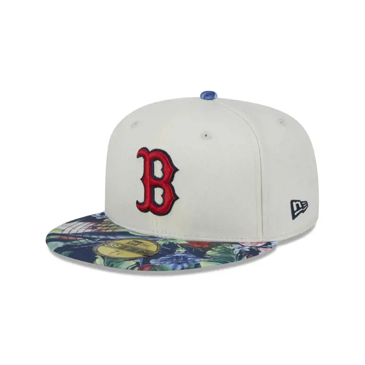 BOSTON RED SOX MLB FLORAL 59FIFTY GRIS FONCÉ/NOIR/GRIS