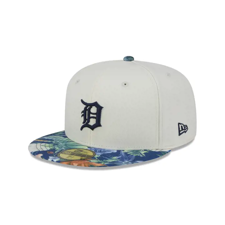 DETROIT TIGERS MLB FLORAL 59FIFTY GRISFONCÉ/MARINE/GRIS