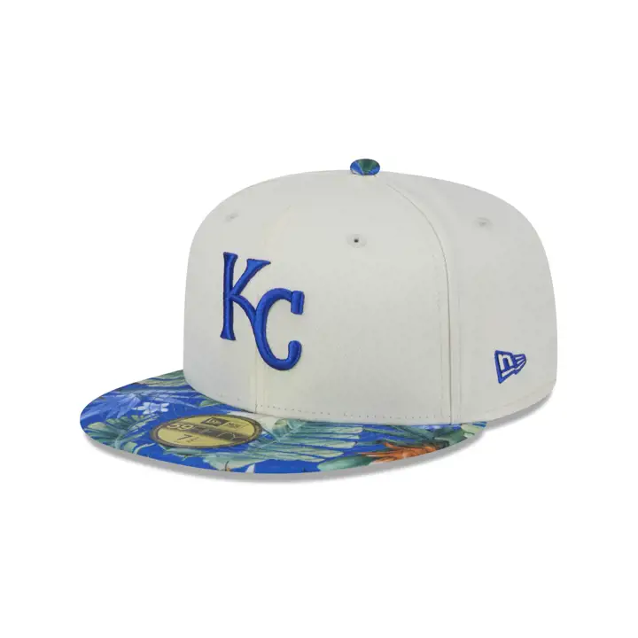 KANSAS CITY ROYALS MLB FLORAL 59FIFTY GRISFONCÉ/BLEUROYAL/GRIS