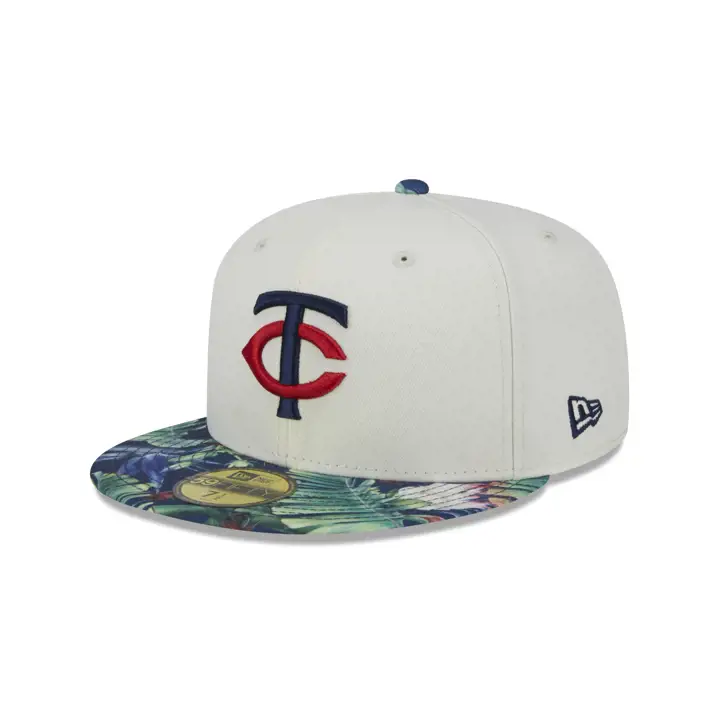 CASQUETTE MLB 59FIFTY MINNESOTA TWINS FLEURS GRIS FONCÉ/BLEU MARINE/GRIS