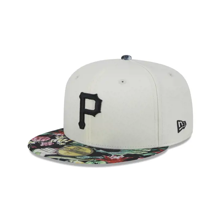 PITTSBURGH PIRATES MLB FLEURI 59FIFTY GRISFONCÉ/NOIR/GRIS