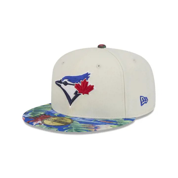 TORONTO BLUE JAYS MLB FLORAL 59FIFTY GRISFONCÉ/BLEUROYAL/GRIS
