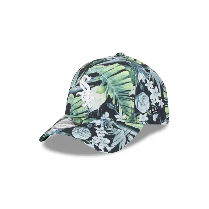 CASQUETTE CHICAGO WHITE SOX MLB FLORAL AFRAME 940 NOIR/NOIR/VERT KGRN