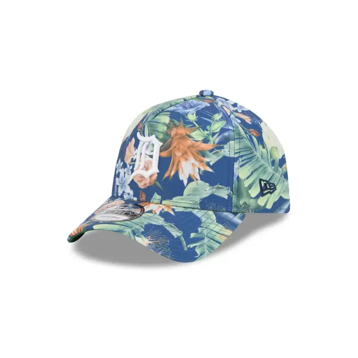CASQUETTE 940 AFRAME FLEURS MLB DETROIT TIGERS MARINE/MARINE/VERT FORÊT