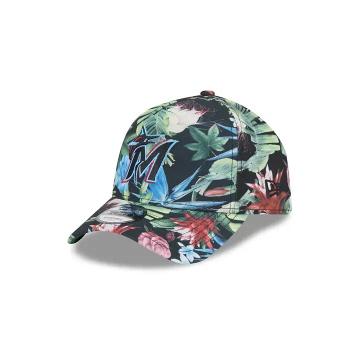 MIAMI MARLINS MLB FLORAL AFRAME 940 NOIR/NOIR/VRTGRIS